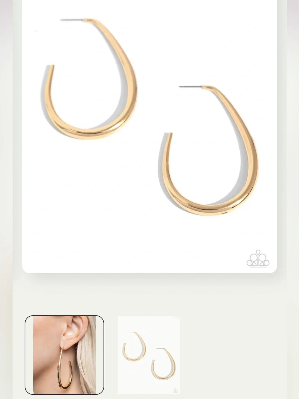 🌟🌟🌟 “EXCLUSIVE ELEMENT” GOLD HOOP EARRINGS ~ PAPARAZZI❗️ 🌟🌟🌟
